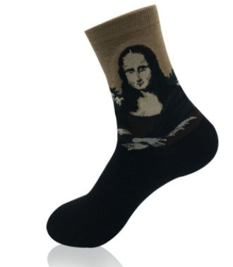 Mid Length Casual Versatile Cotton Men's Socks