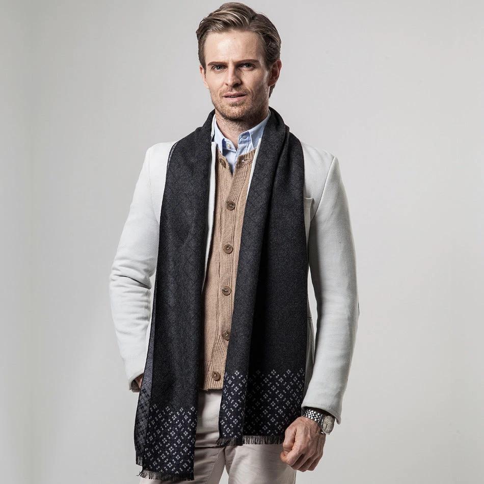 Men's Autumn And Winter Scarf by GJG Denim