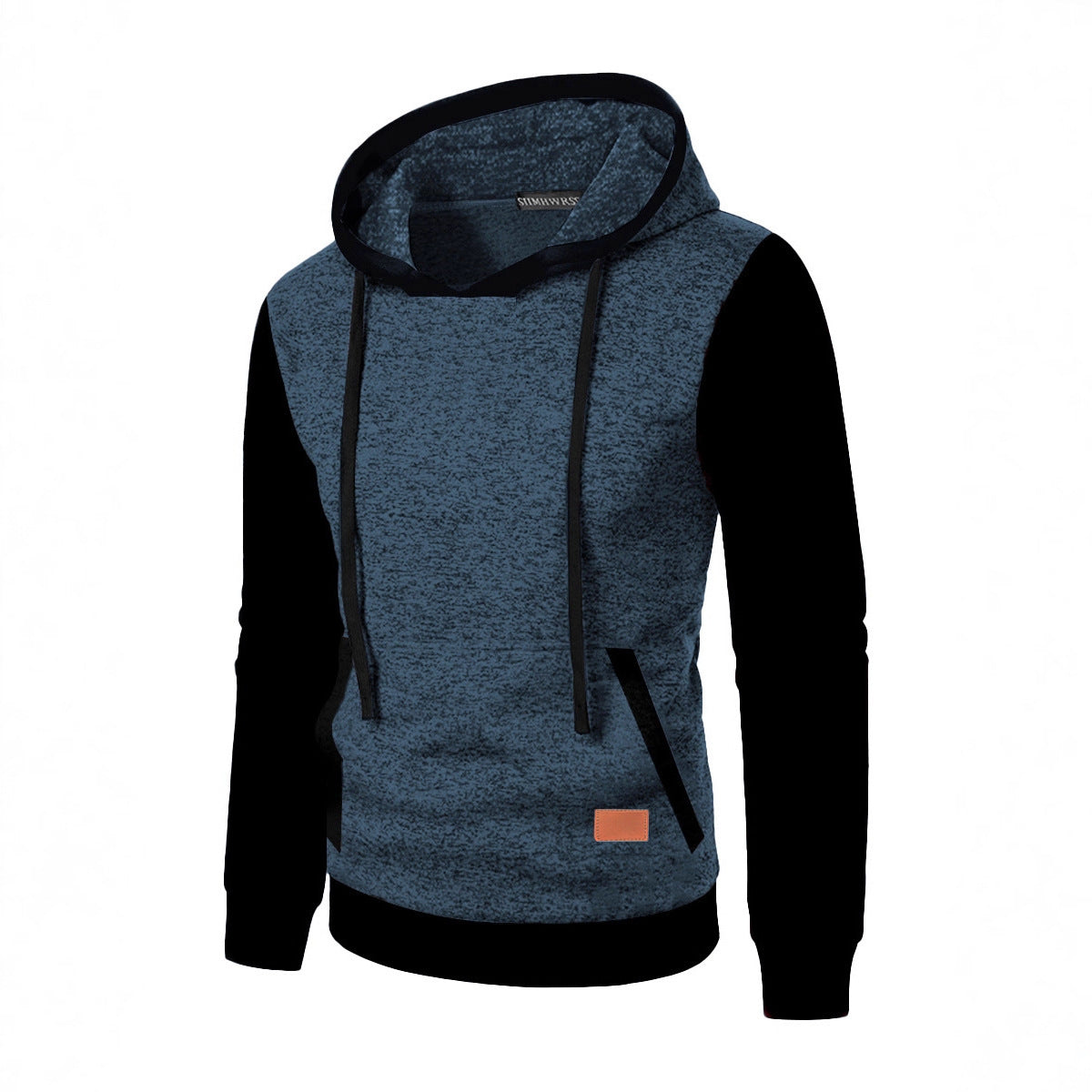 Men's Casual Jacquard Hooded Sweater