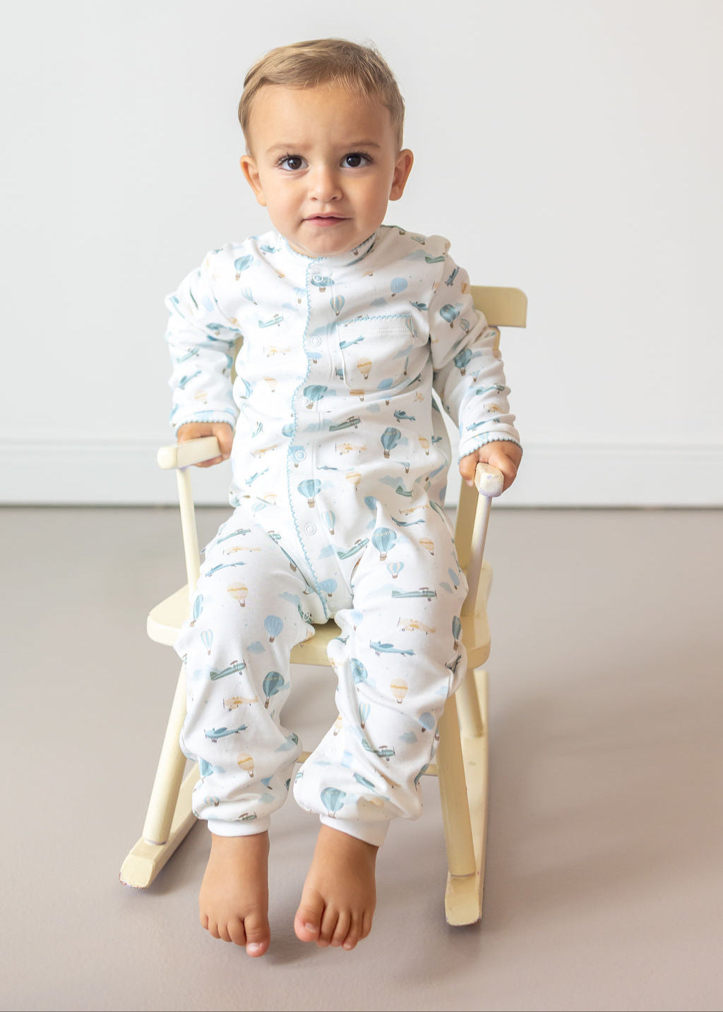 Little Airplanes Pima Baby Pajama