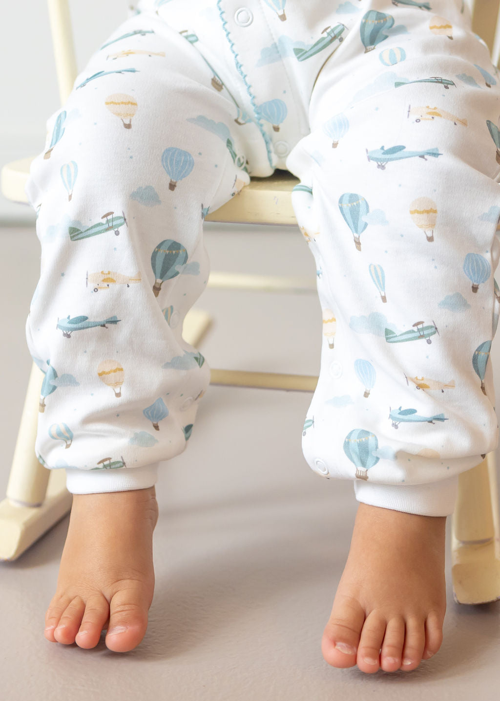 Little Airplanes Pima Baby Pajama