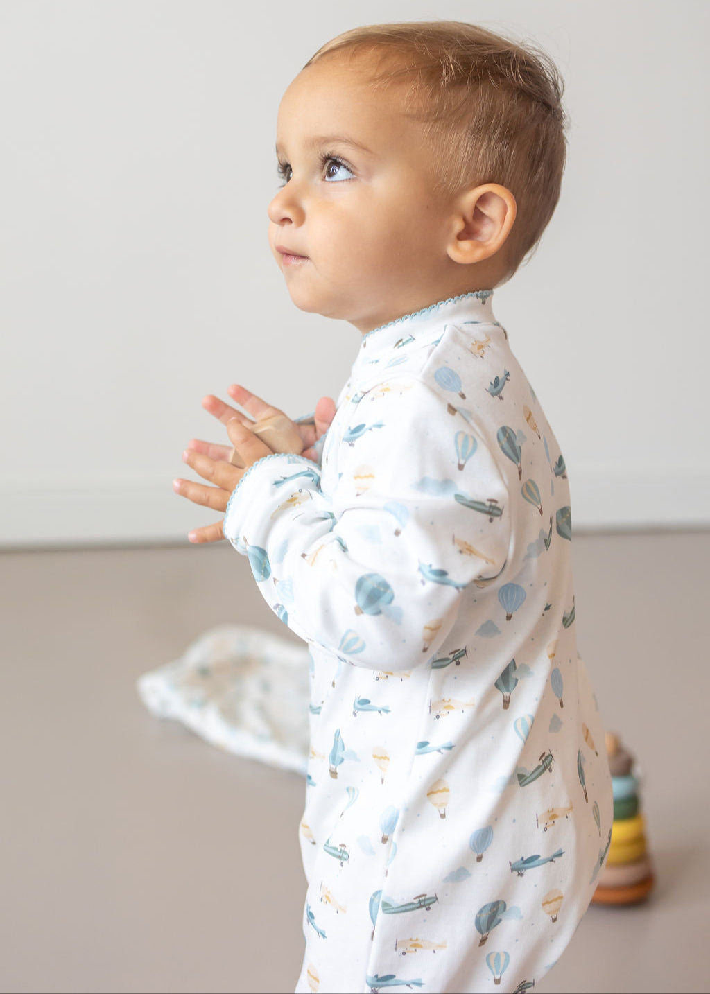 Little Airplanes Pima Baby Pajama