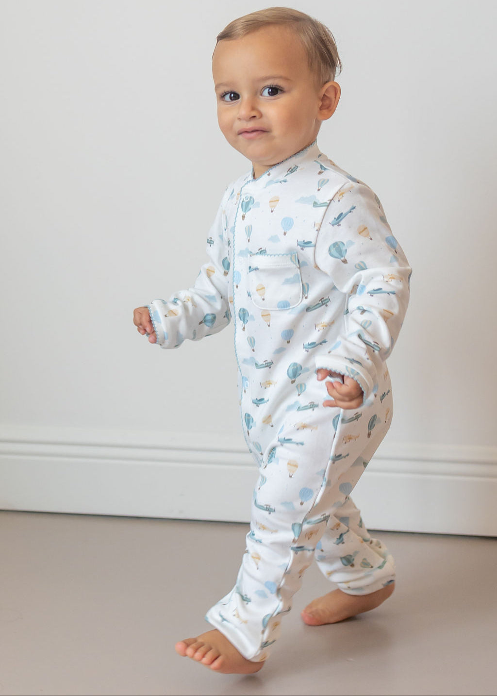 Little Airplanes Pima Baby Pajama