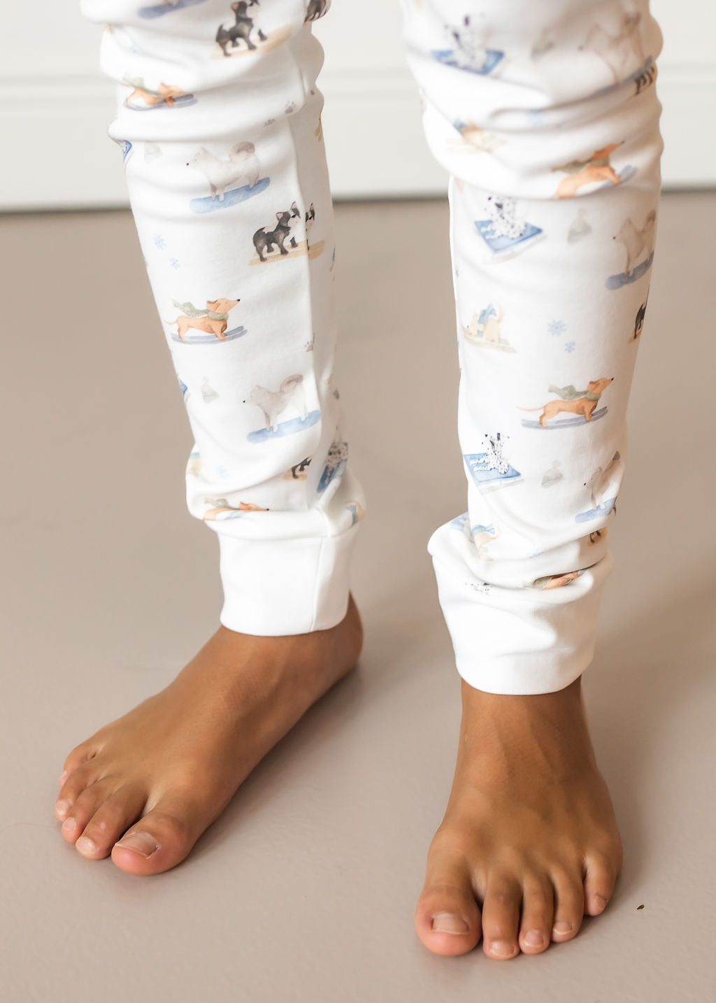 Ski Pups Boy Pima Long Pajama Set