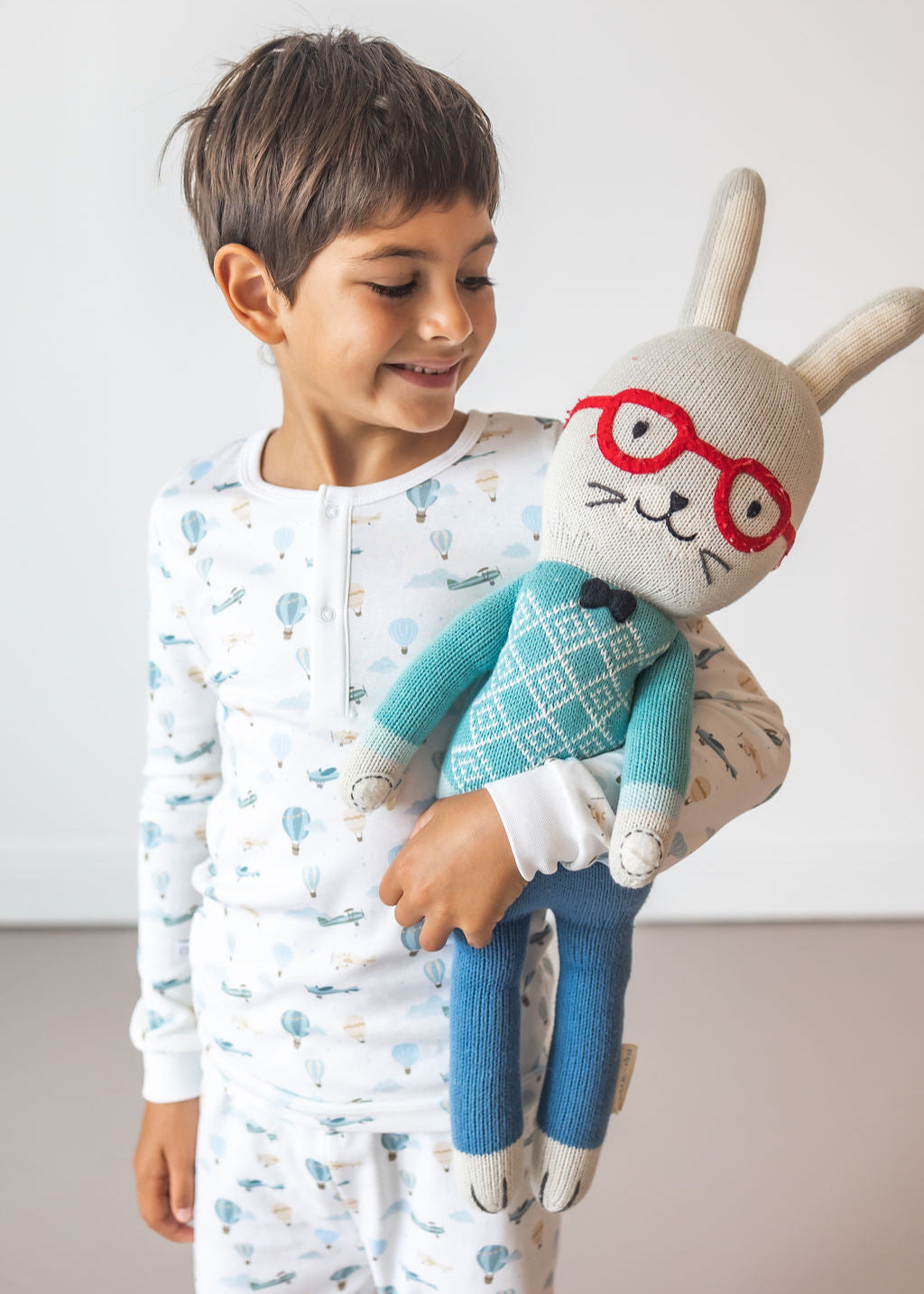 Little Airplanes Pima Long Pajama Set