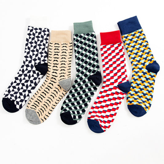 Men's Casual Cotton Socks