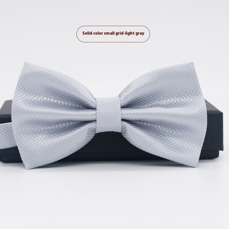 Men's Solid Color Bow Tie