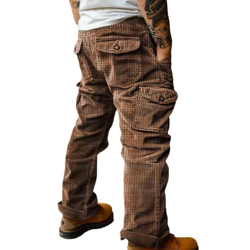 Men's Casual Corduroy Cargo Pants