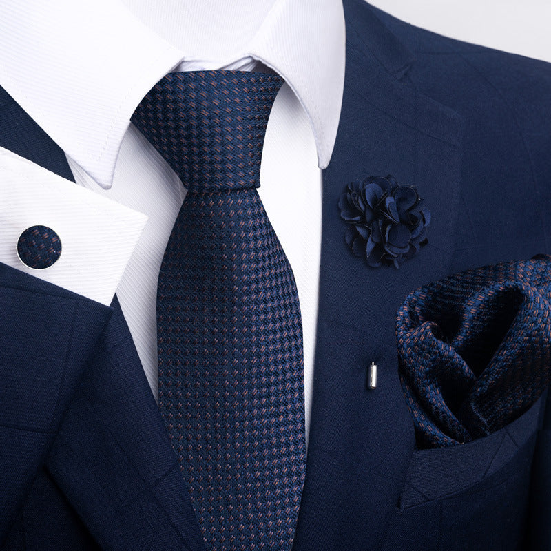 Men's Tie and Pocket Square Combo