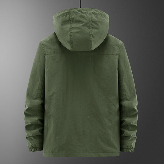 Men's Fashion Casual Loose Outdoor Shell Jacket