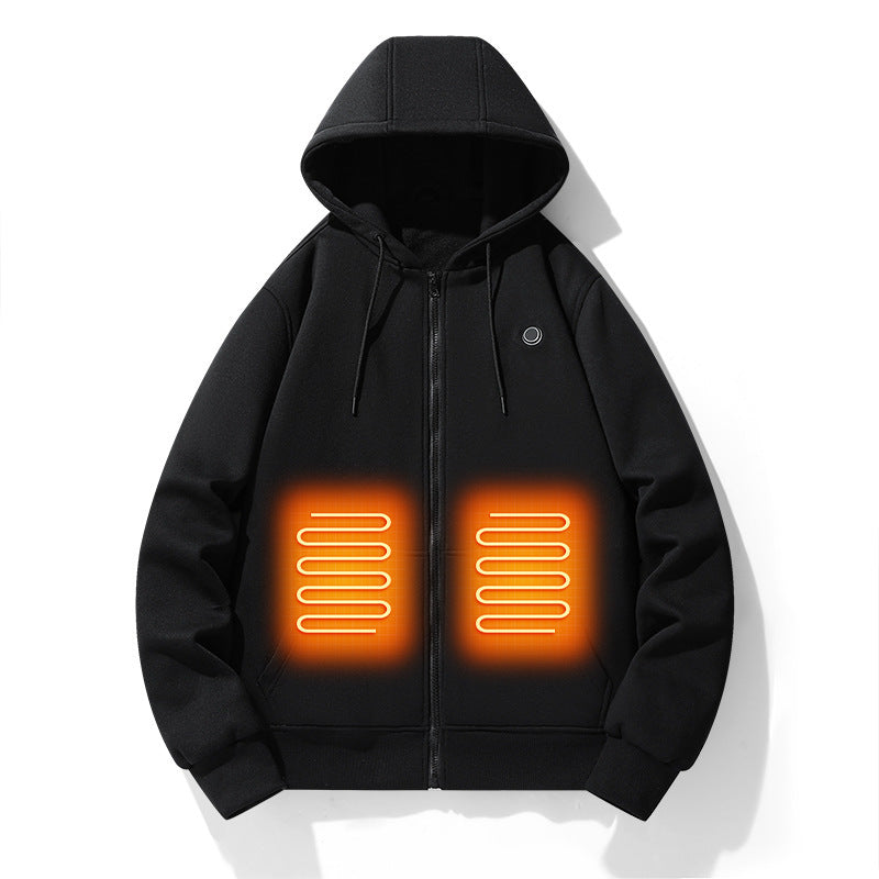 Men's Heating Hooded Constant Temperature Sweater