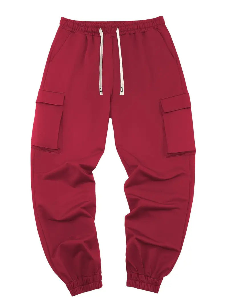 Men's Multi-pocket Tappered Leisure Pants