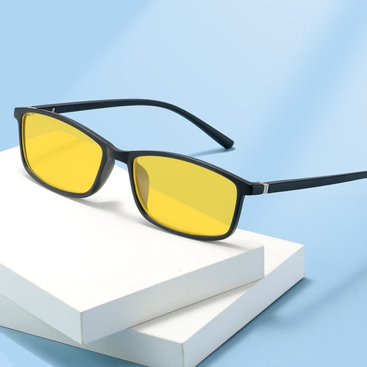 New Retro Small Frame Night Vision Anti-Blue Ray Plain Glasses