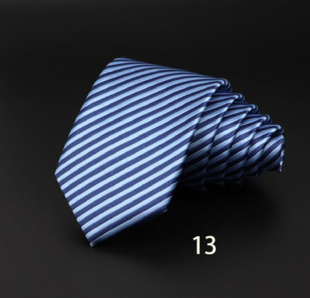 Men's Striped Polyester Fiber Ties