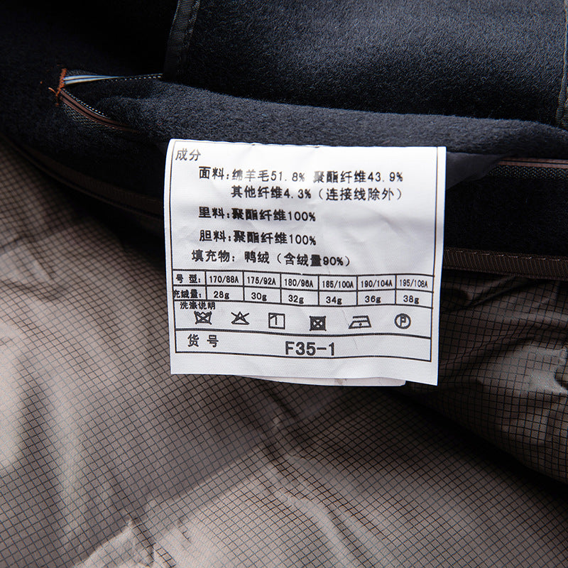 Men's Lapel Double-sided Woolen Coat
