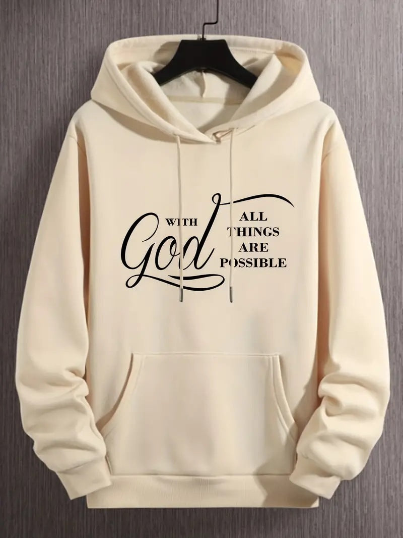 Men's "With God All Things Are Possible" Hoodies