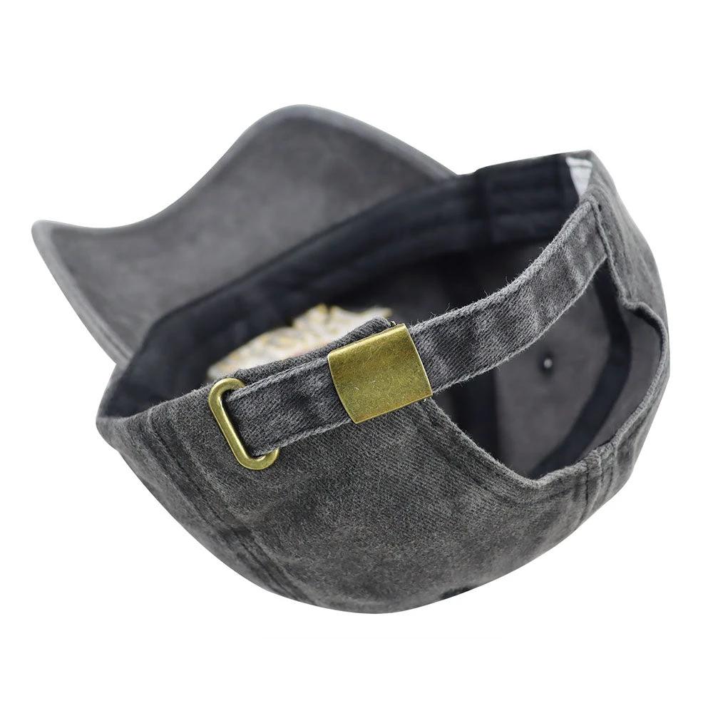 Men's "World's Best Dad" Adjustable Embroidered Baseball Cap by GJG Denim