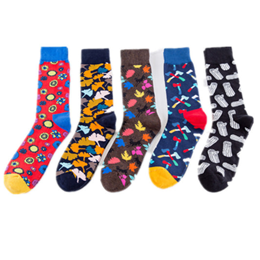 Men's Skateboarding Personality Series Socks
