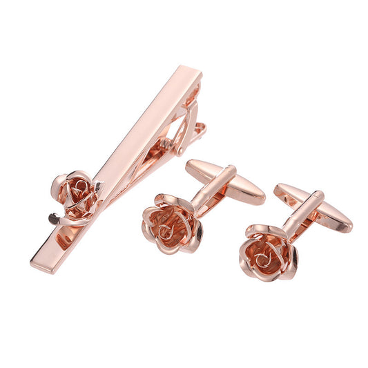 Men's  Tie Clip and Cufflinks Set