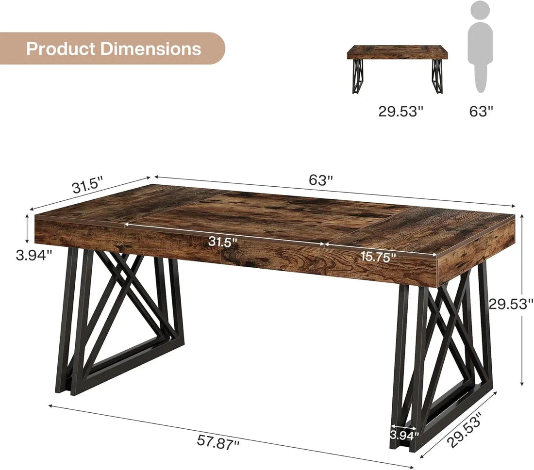 Vintage Executive Desk, Computer Desk, Office Desk Only Table by GJG Denim