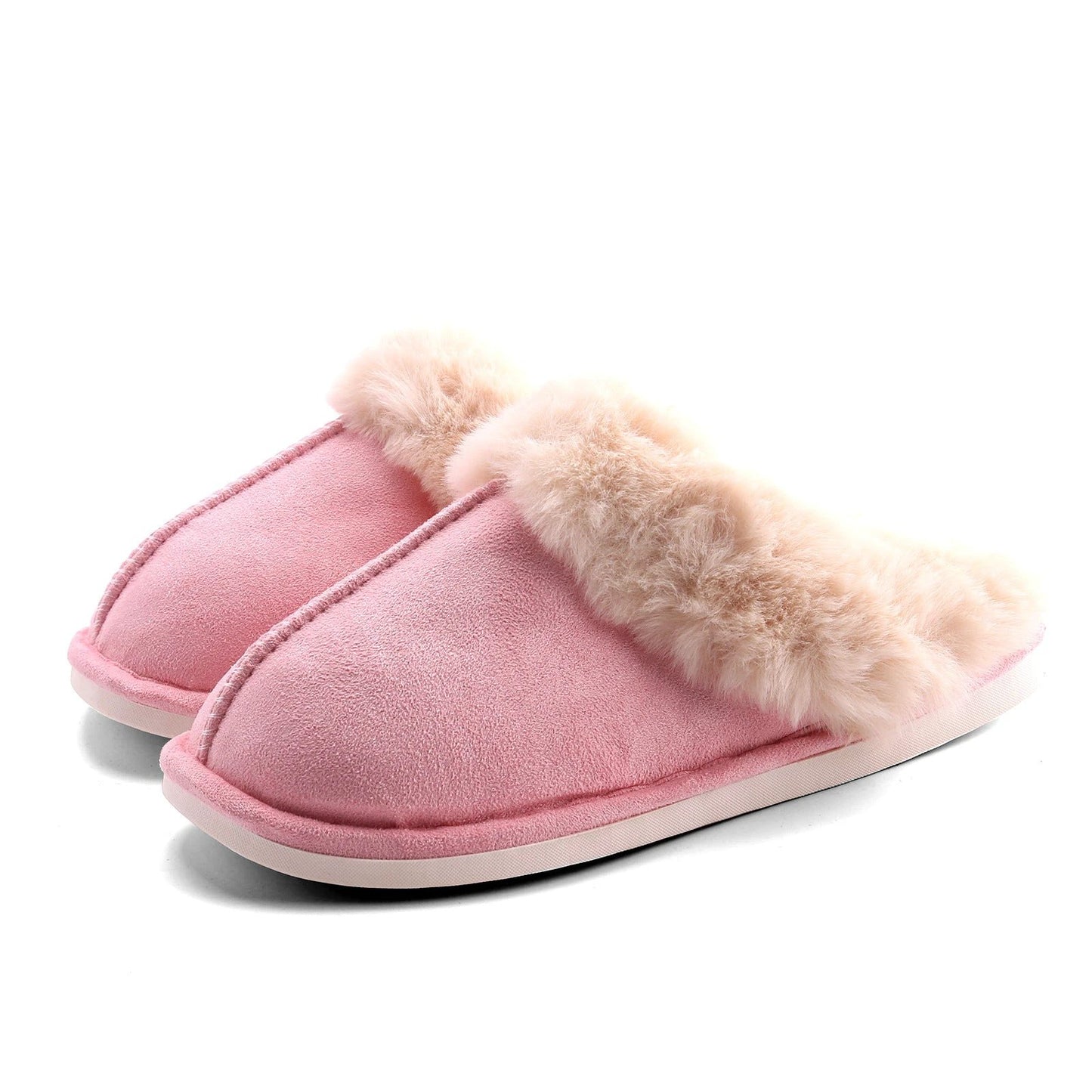Fur Furry Slippers Women Winter Warm Plush House Shoes by GJG Denim