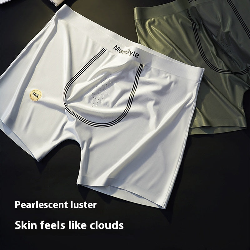 Men's Breathable Single-layer Seamless Boxers