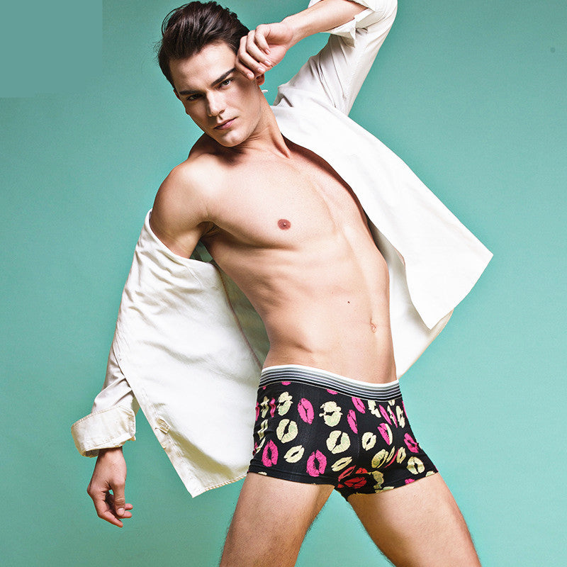 Men's Fashionable Cartoon Underwear