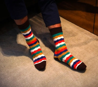 Men's Mid Tube Striped Socks