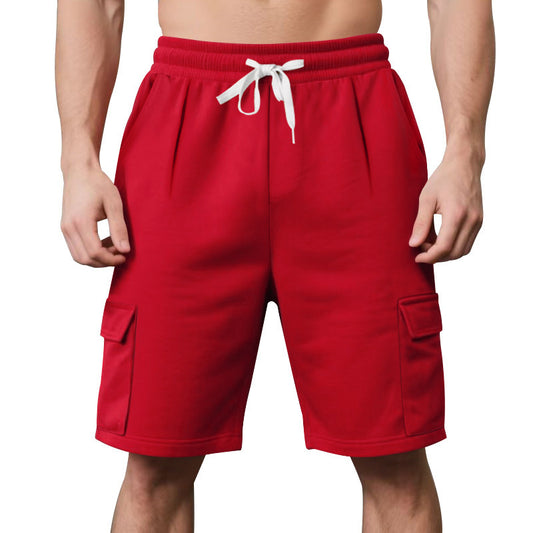 Men's Summer Sports Breathable And Loose Tooling Multi-pocket