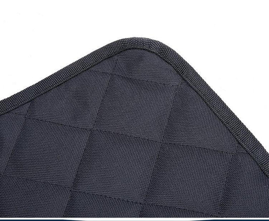 Dog Car Seat Cover View Mesh Pet Carrier Hammock Safety Protector Car Rear Back Seat Mat With Zipper And Pocket For Travel by GJG Denim