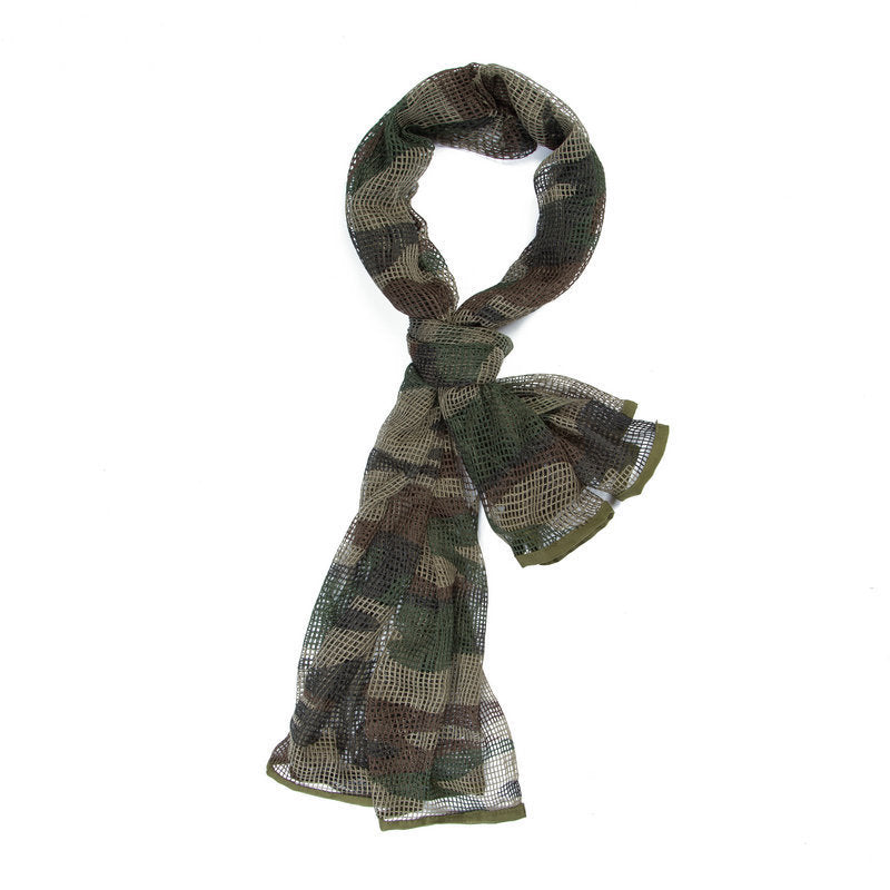 Men's Long Camouflage Multi-purpose Breathable Outdoor Scarf