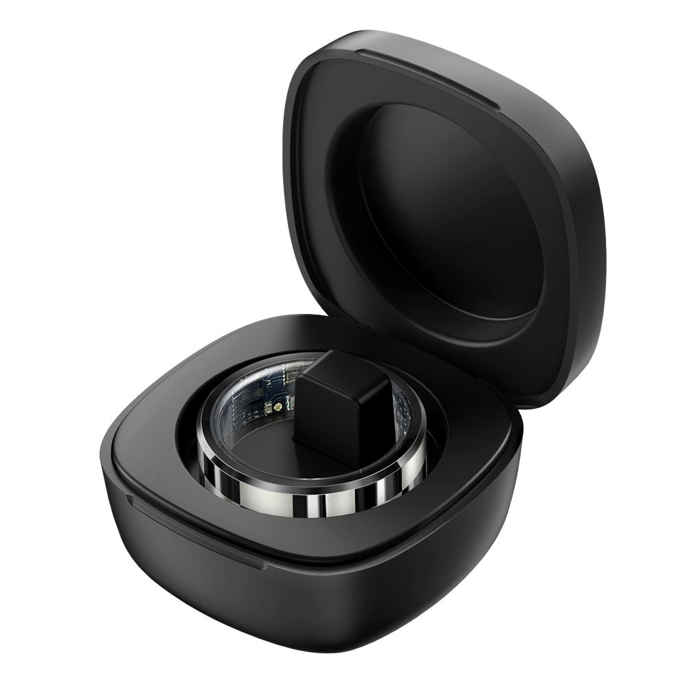 R9 Smart Ring With Charging Bin Heart Rate Blood Pressure Blood Oxygen Sleep Health Monitoring