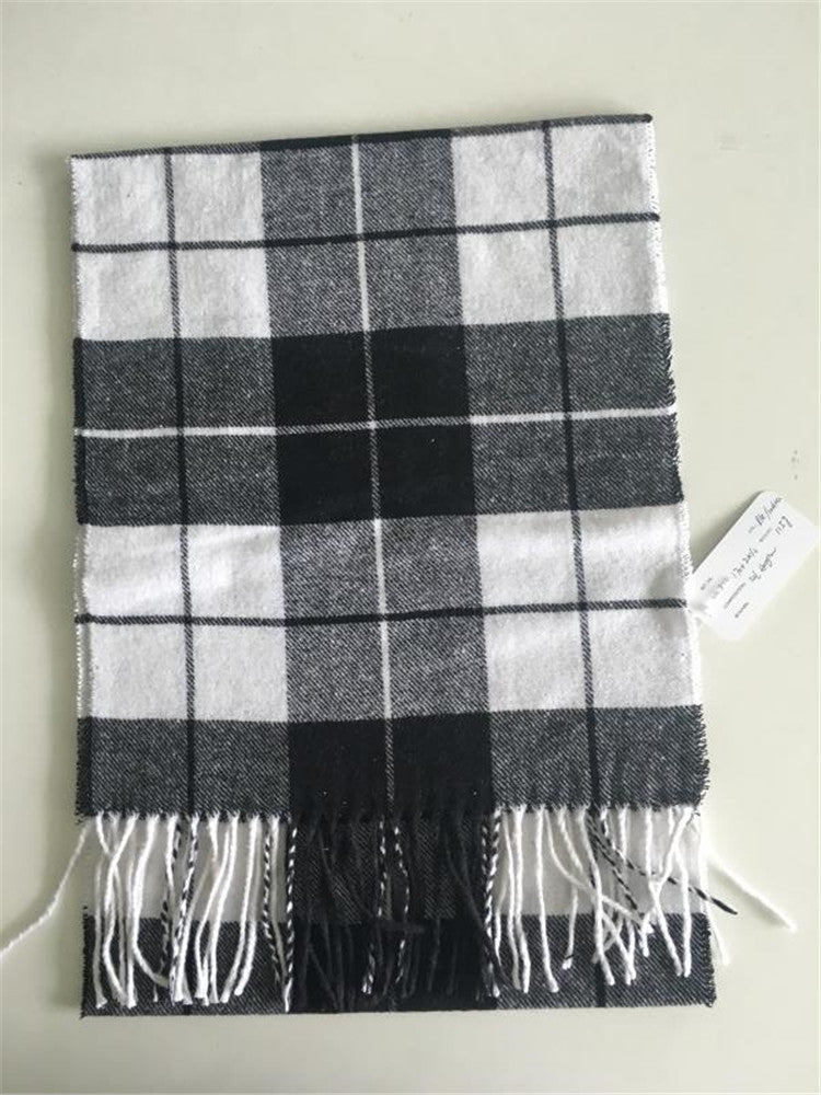 Faux Cashmere Scarf Solid Color For Men