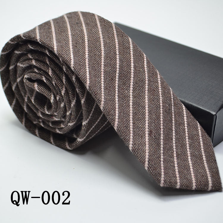 Men's Super Narrow Wool-like Elegant Tie