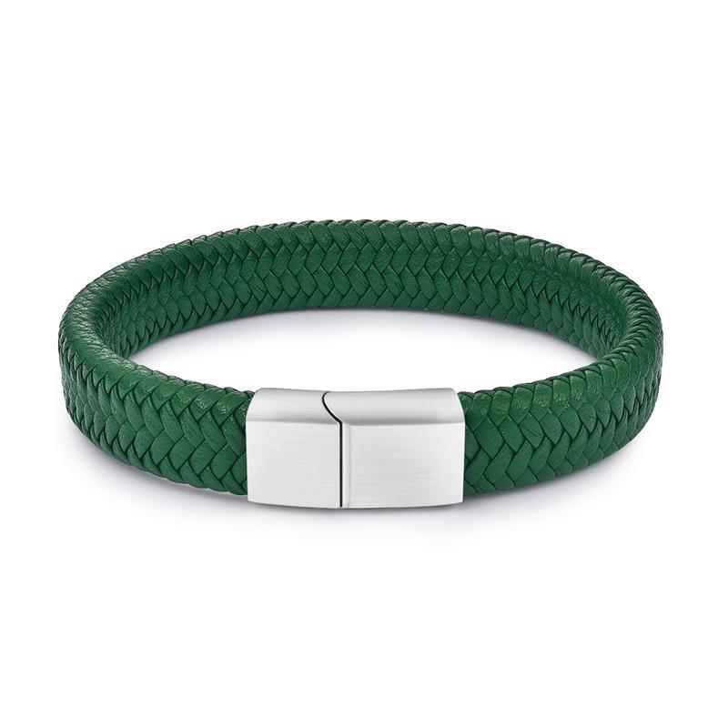 Classic Men's Faux Leather Bracelet