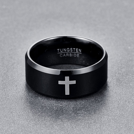 Non-fading Special-interest Design Style Cross Ring