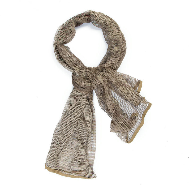 Men's Long Camouflage Multi-purpose Breathable Outdoor Scarf