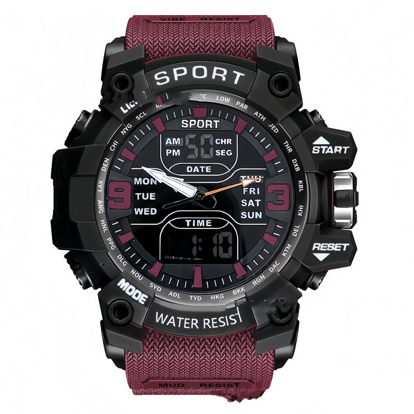 Stylish Technology Sports Luminous Men's Electronic Watch
