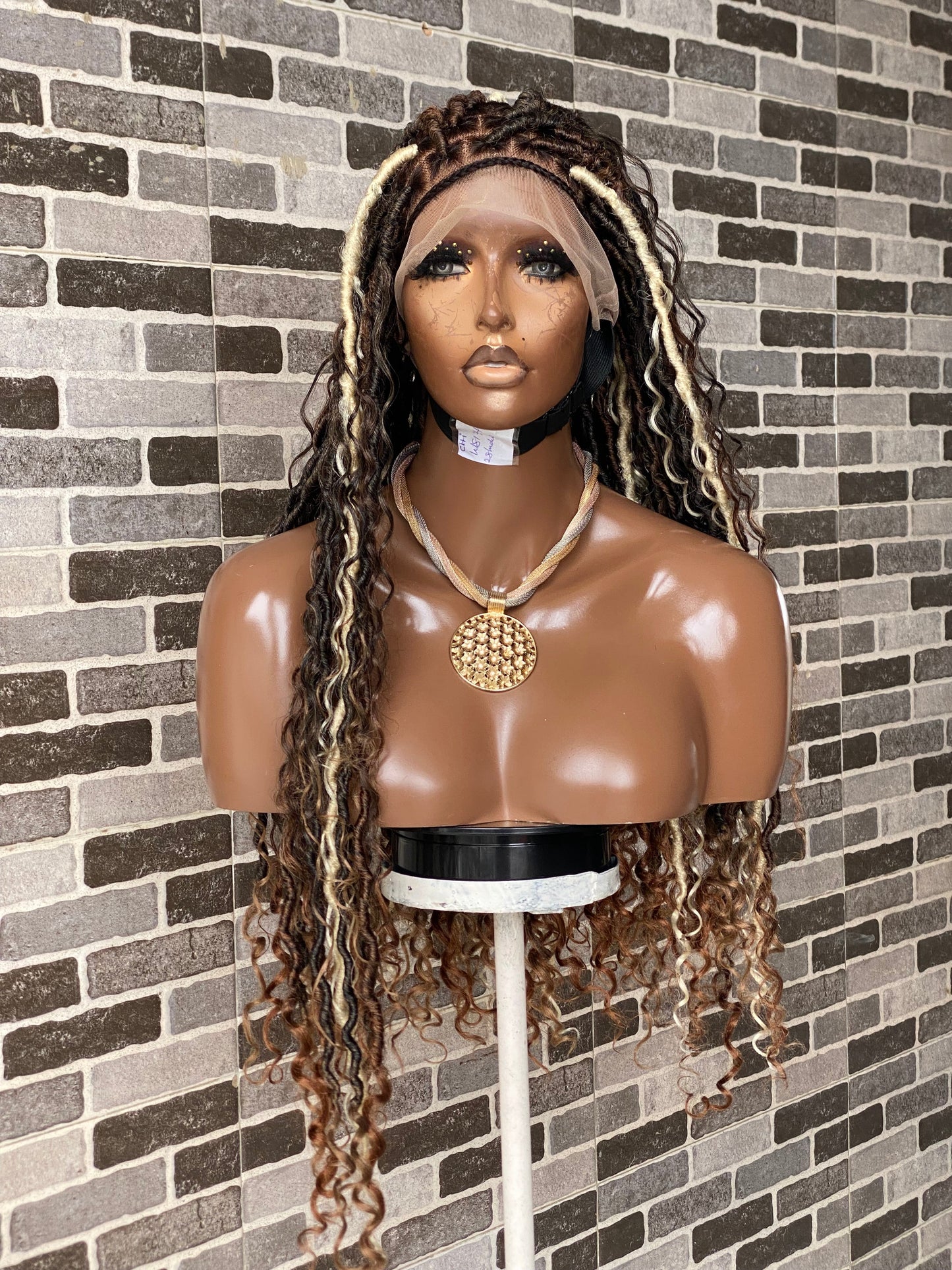 Soft locs wig- Bohemian Full lace faux locs (Africa Queen)