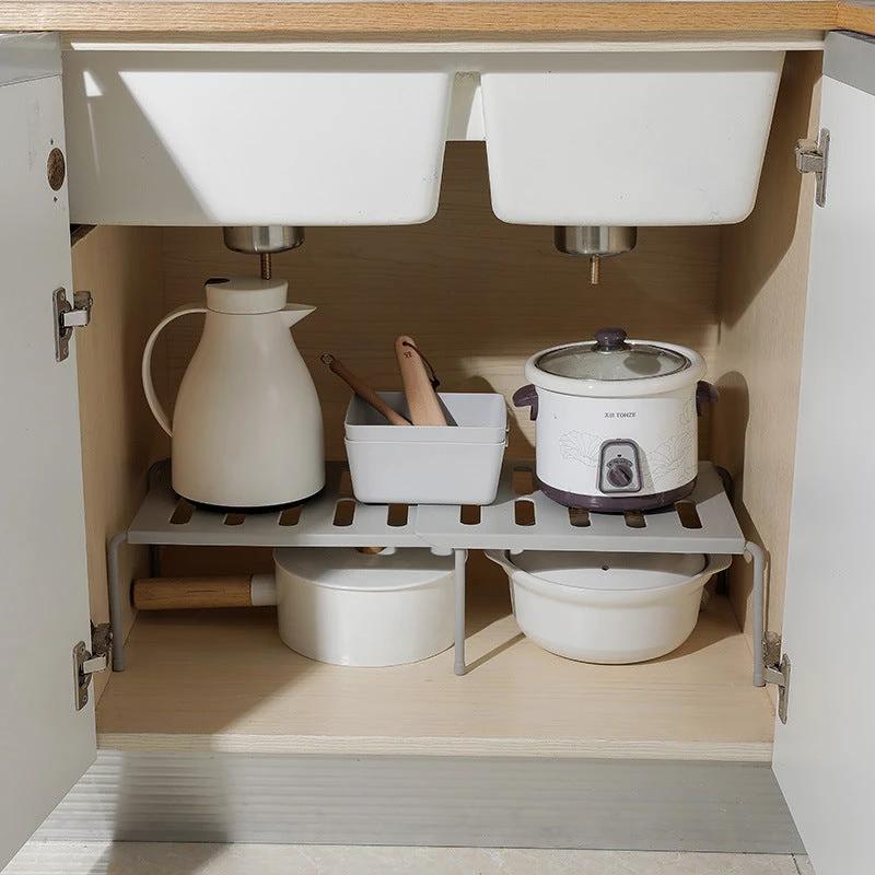 Telescopic Kitchen Rack by GJG Denim