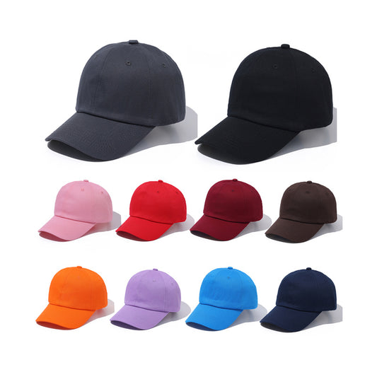 Men's Cotton Solid Color Baseball Cap