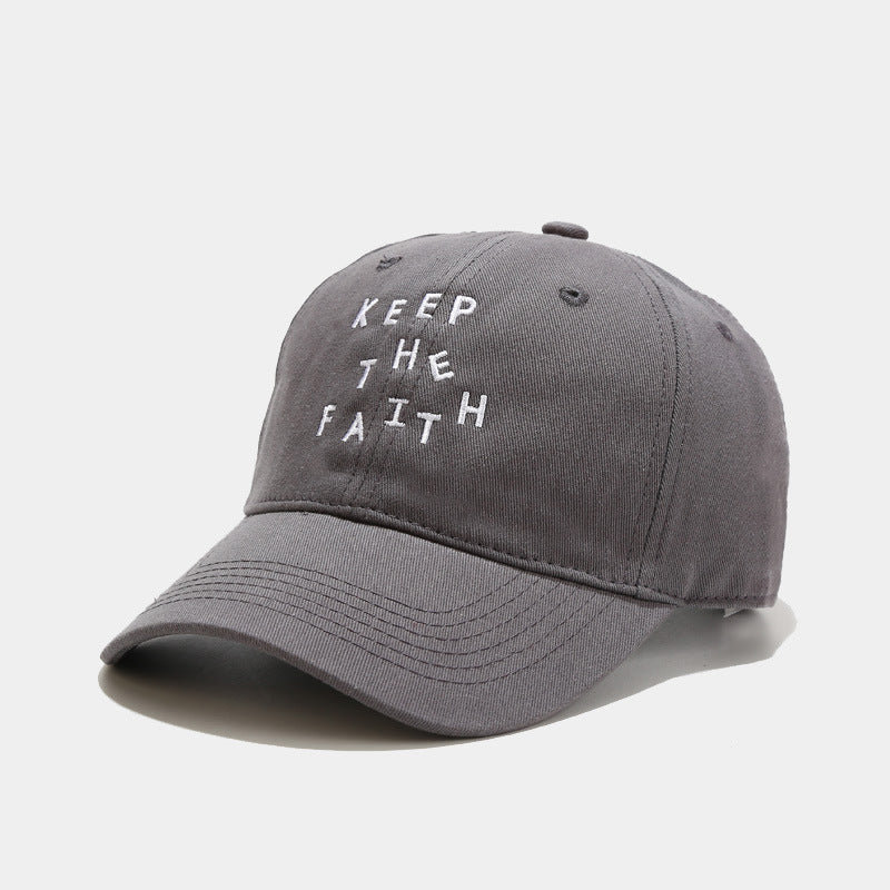 Men's "Keep The Faith" Embroidered Baseball Cap