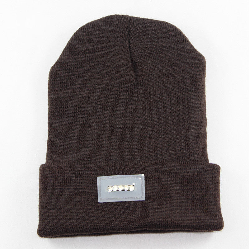 Men's LED Flashlight Beanie