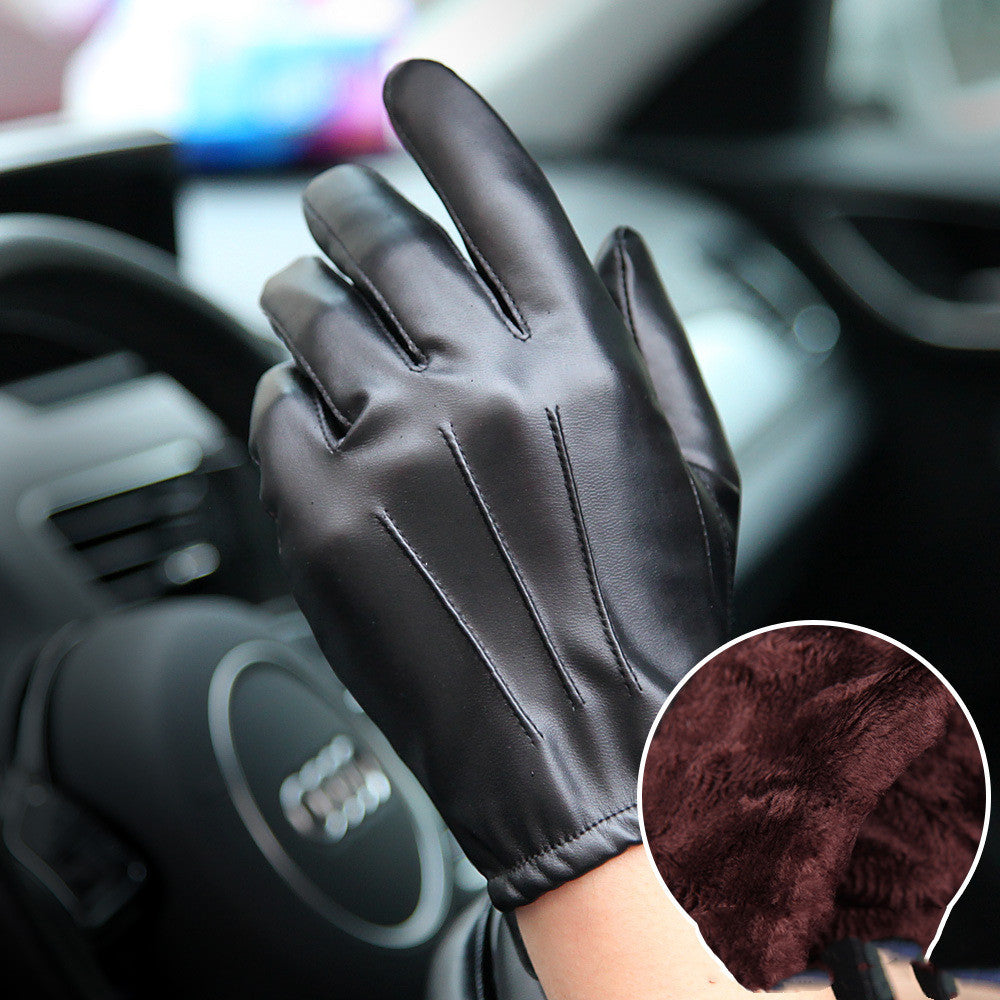 Men's PU Leather Gloves