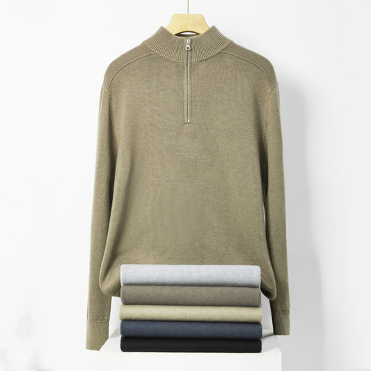 Men's Casual Thickened Wool Base Sweater