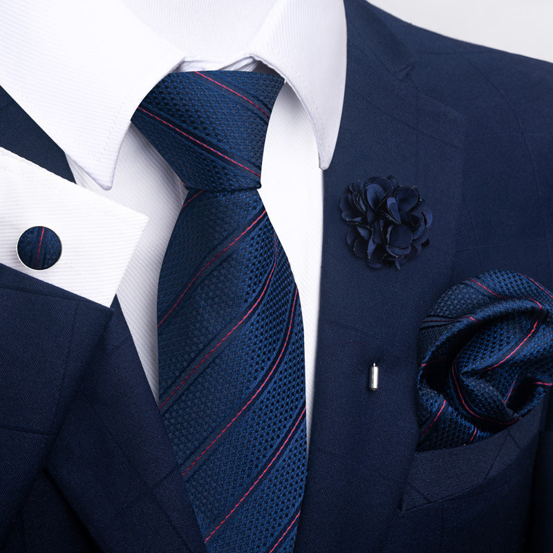 Men's Tie and Pocket Square Combo