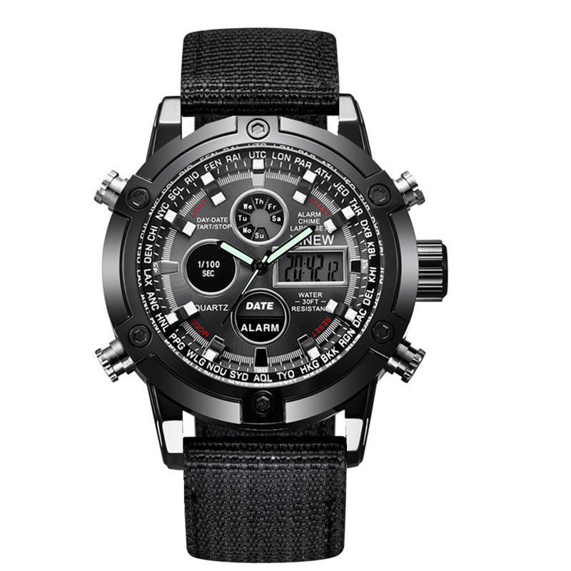 Men's Fashion Belt Multi-functional Watch