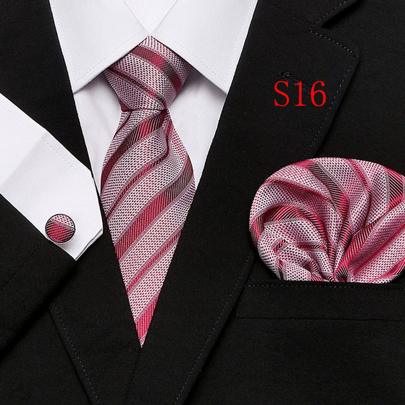 Men's Paisley Series Ties Three-piece Set