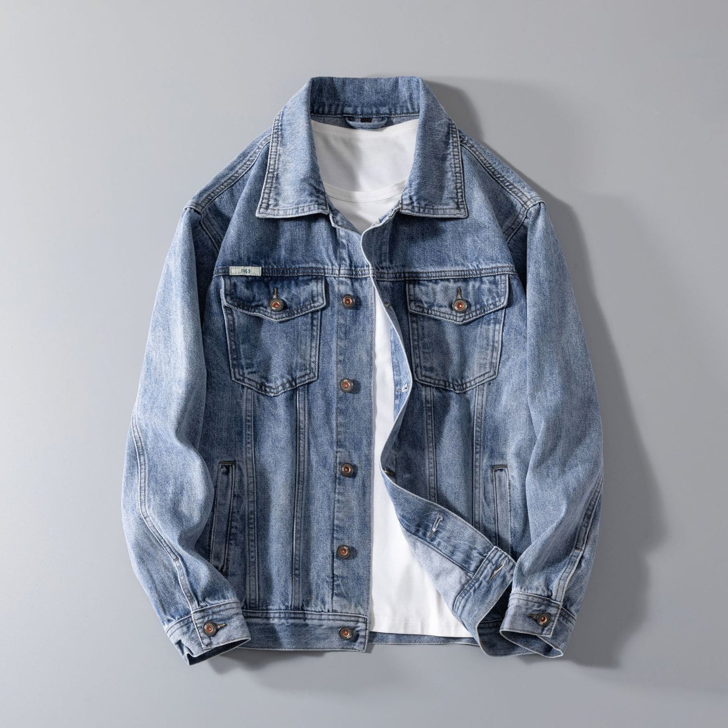 Men's Heavy Retro Denim Jacket