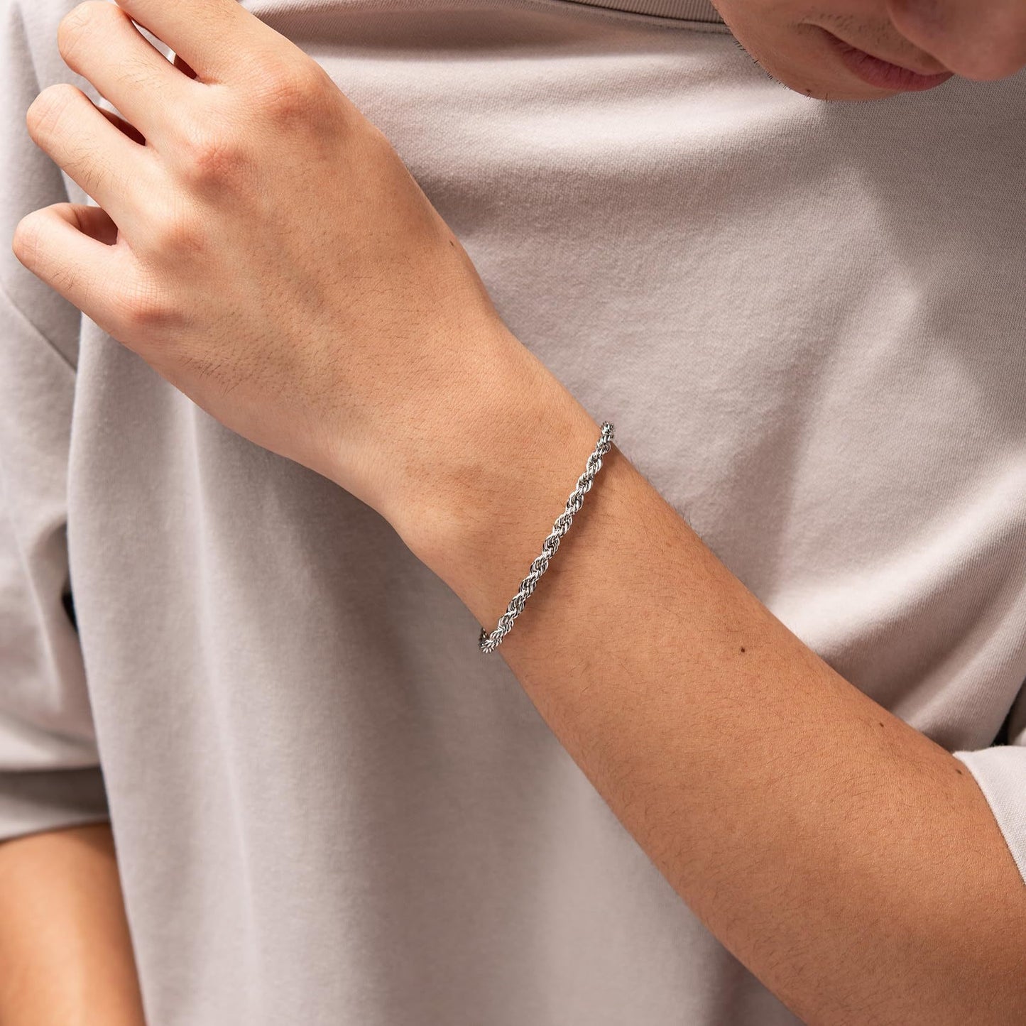 Men's Cuban Chain Bracelet Set